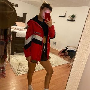 Pink OSU windbreaker